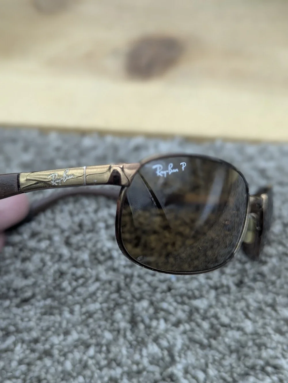 Ray Ban RB3254 014/5761 Pilot Sunglasses Brown /61mm Crystal Brown Polarized